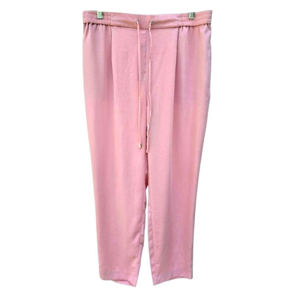 ZARA- Pink Drawstring Pants - Picture 3 of 7